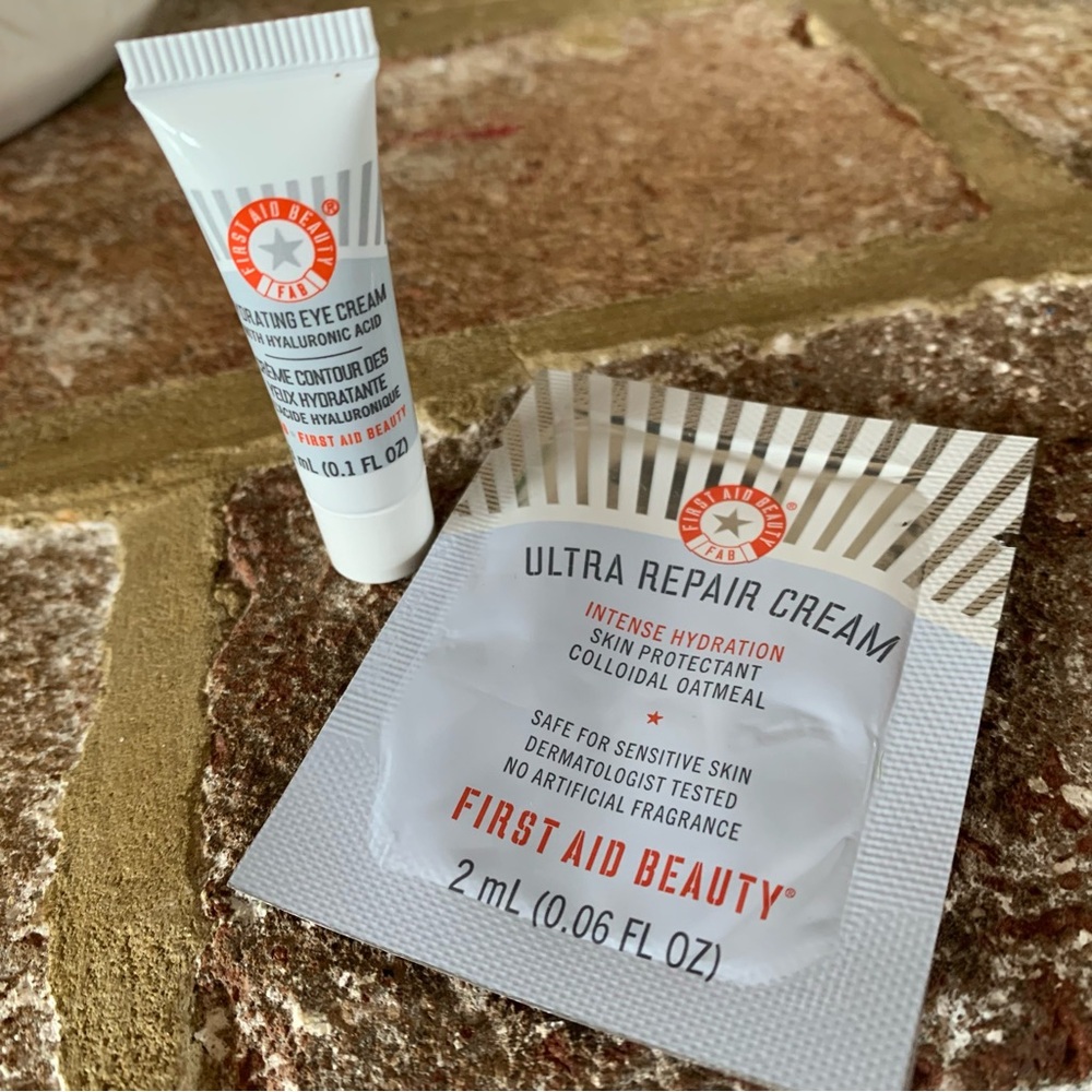 ✨$5✨ First Aid Beauty | Ultra Repair Cream Sample & Eye Cream Travel